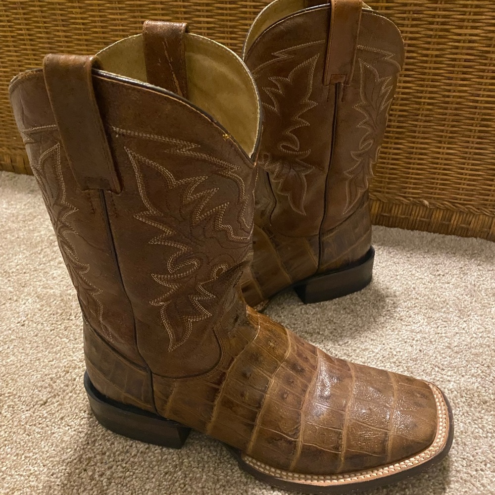 Mens Roper Square toe boots